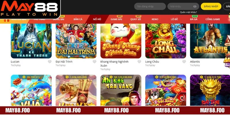 Hệ thống game đa dạng, hợp nhiều sở thích người chơi
